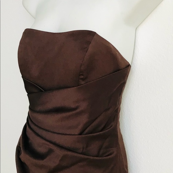 Chic ALFRED ANGELO Classic STRAPLESS Evening Gown Dress Size 4 - Picture 8 of 16